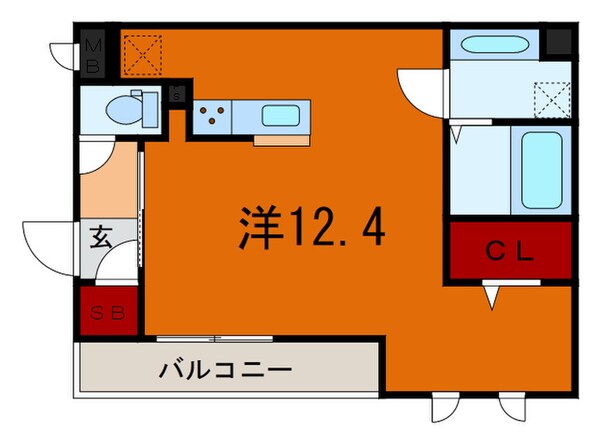 AQUILA上筒井の物件間取画像